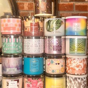 Bath & Bodyworks 3 Wick Candles